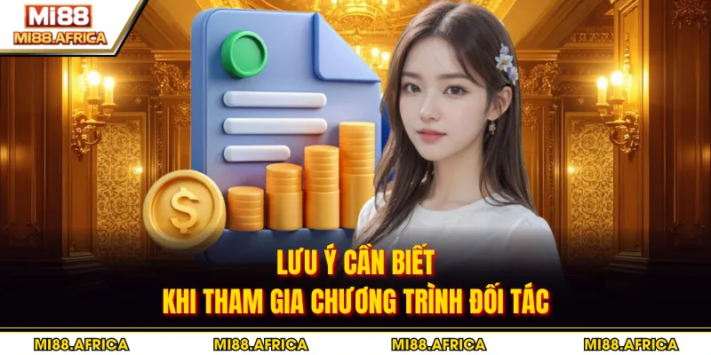 Lưu ý cần biết khi tham gia chương trình đối tác