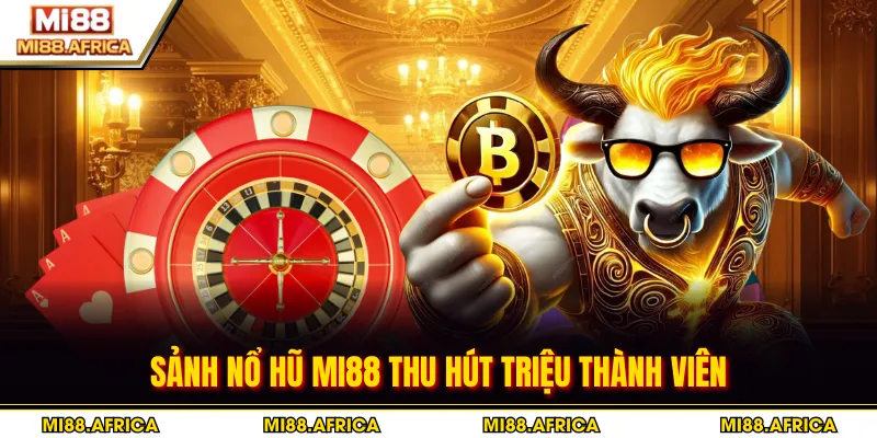 Sảnh nổ hũ MI88 thu hút triệu thành viên